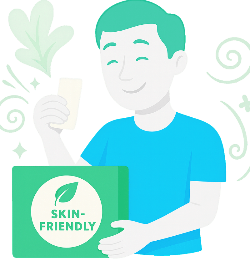 Parfumvrij wasmiddel beter voor de huid