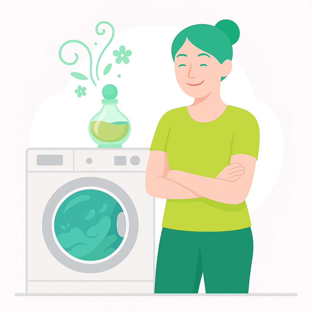 Wasparfum in droger Wasparfum in droger