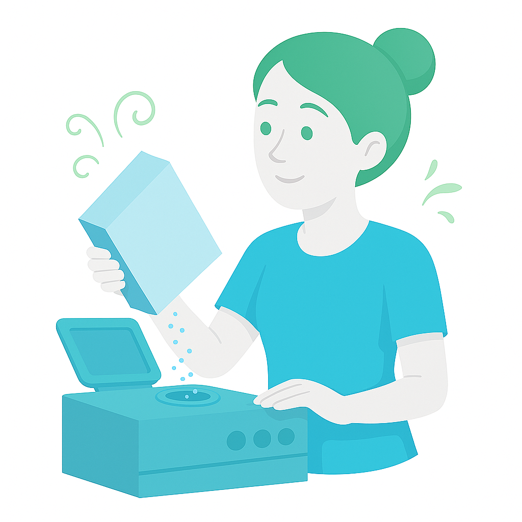 Glansspoelmiddel vaatwasstrips Glansspoelmiddel vaatwasstrips